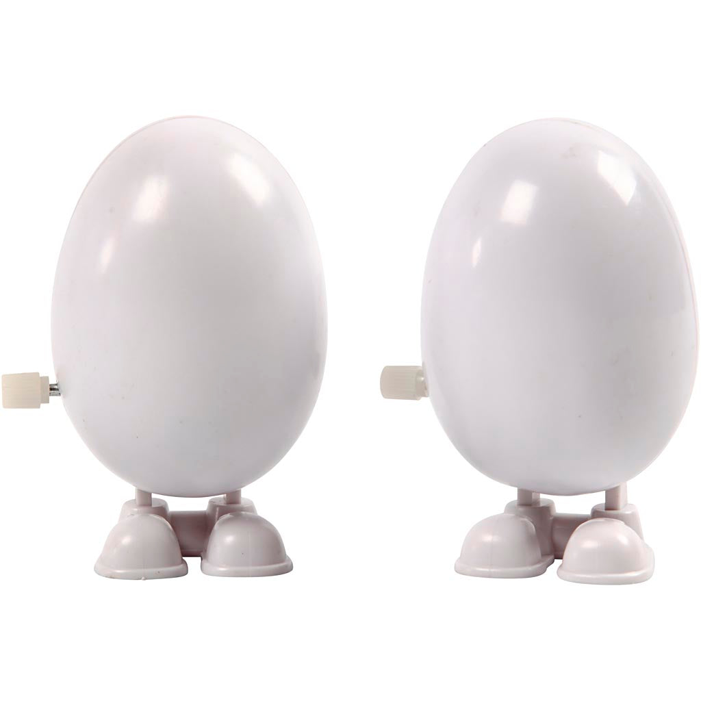 Meccanismi Creative Company per figure, h: 7 cm, bianco, 2 pezzi 1 scatola