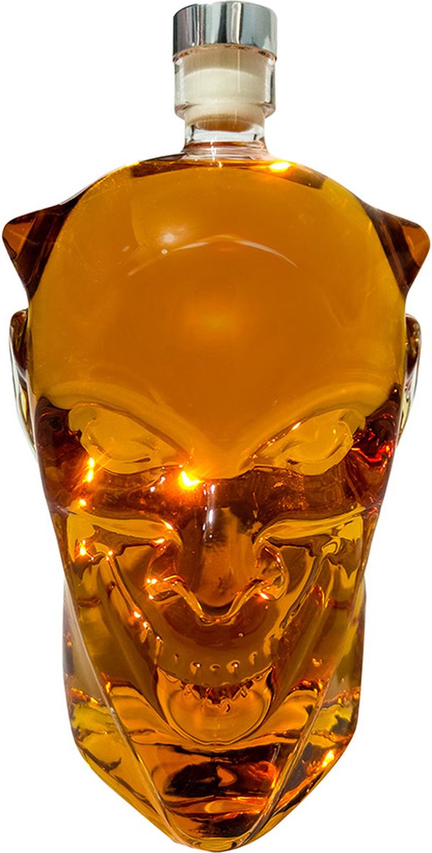 Ingenious gifting lucky devil karaf - decanteerder - 900ml - hoge kwaliteit glas - 94432
