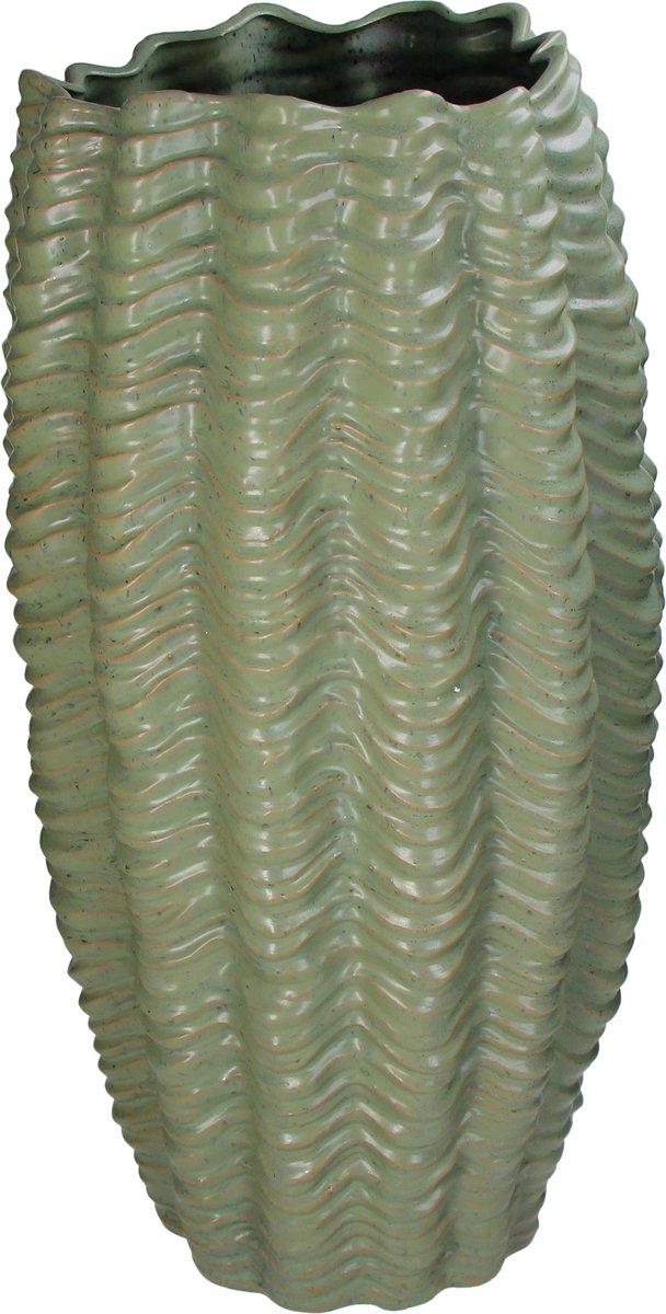Vaso collezione Hd in terracotta verde 32x31,5x60cm