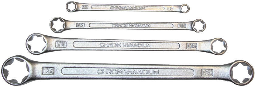 SW Stahl Torx Doppio anello anello set Flat Exf.