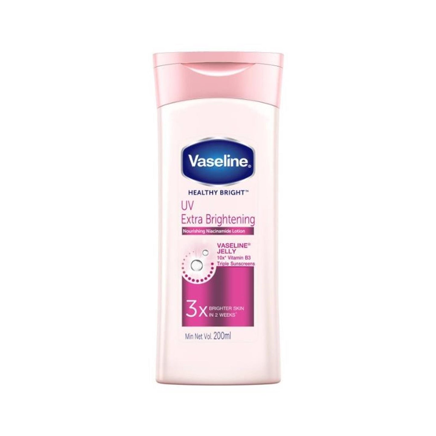 Lozione corpo alla vaselina extra illuminante