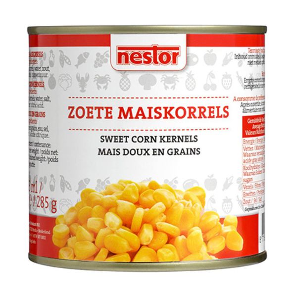 Nestor maiskorrels zoet blik (12x 340 gr)