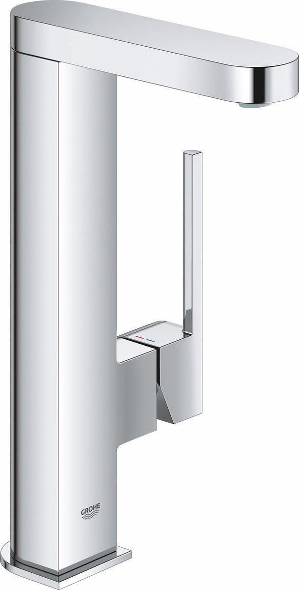 Miscelatore lavabo Grohe plus l con doccetta estraibile - bocca alta - piletta push open - risparmio idrico