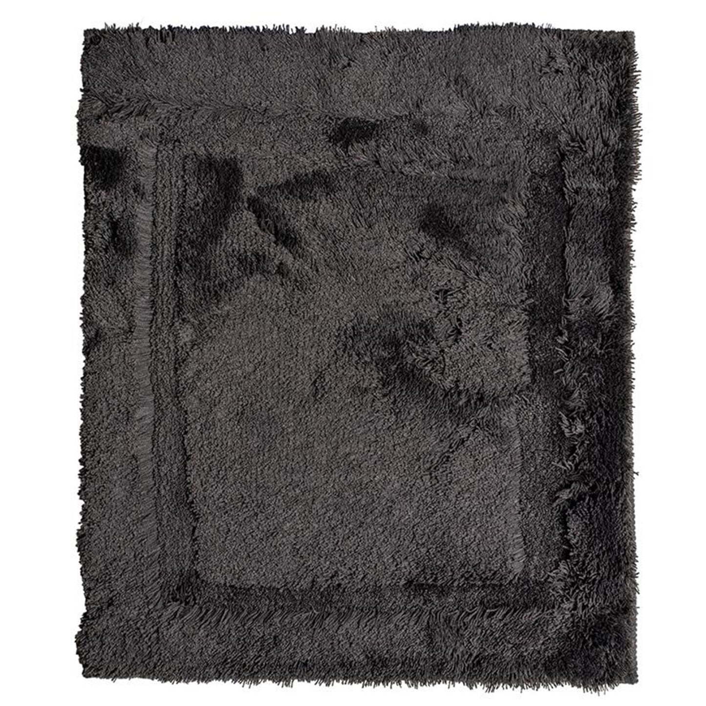 Alfombra de baño Wicotex uni gris oscuro 60x90cm