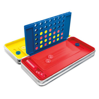 Gioco connet 4 edizione da viaggio di lusso | 4 pezzi