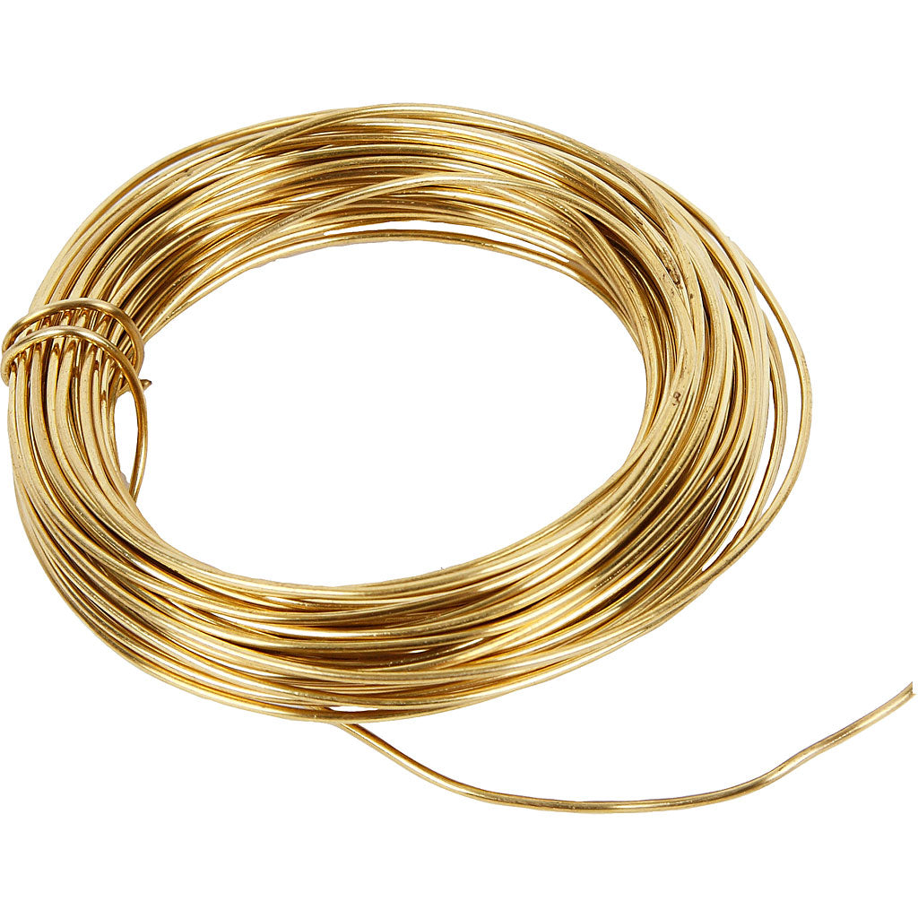 Filo di ottone Creative Company, spessore 1,2 mm, 100 gr, bronzo, 10 m 1 rotolo