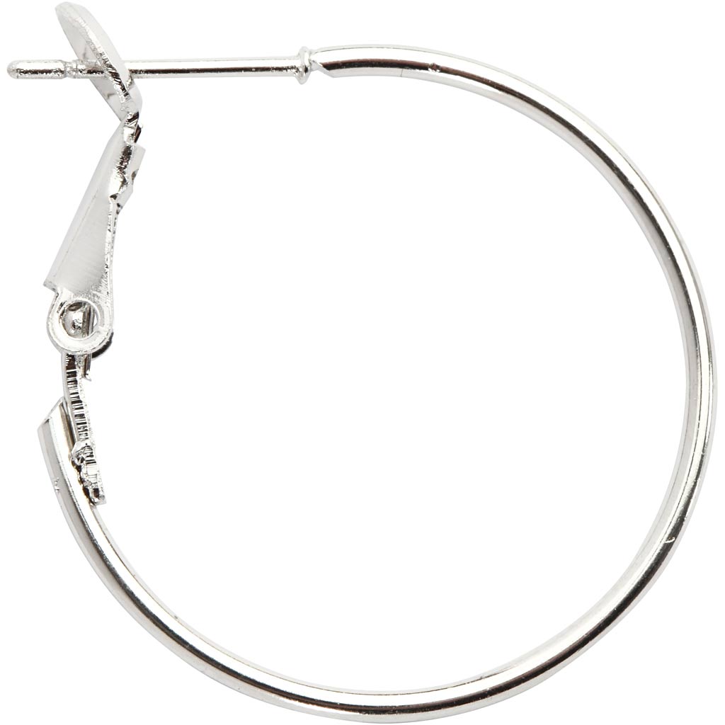 Orecchini di Creative Company argentati, 8st.