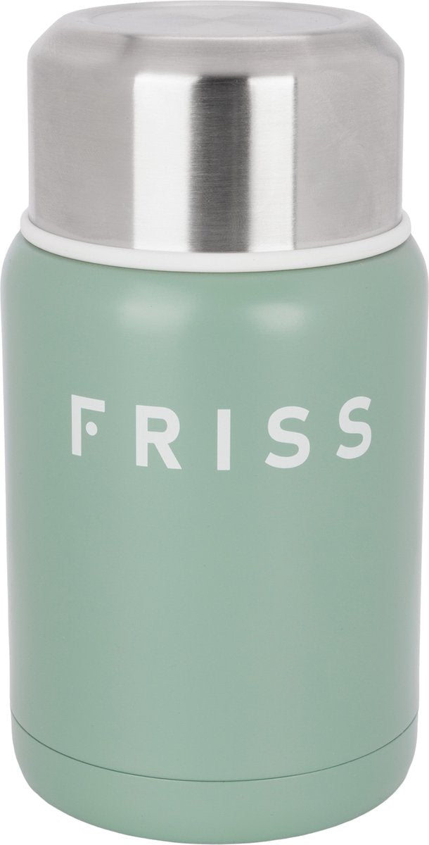 Porta alimentos Friss - acero inoxidable - 500 ml - verde