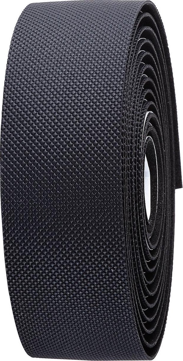 Bbb cycling flexribbon gel stuurtape - extra grip - microfiber - stuurlint racefiets - zwart - 200 x 3cm - bht-14