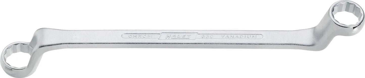Clave de anillo de hazet 14x15 mm, coronada profunda