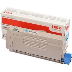 Cartucho de tóner oki c712 cian