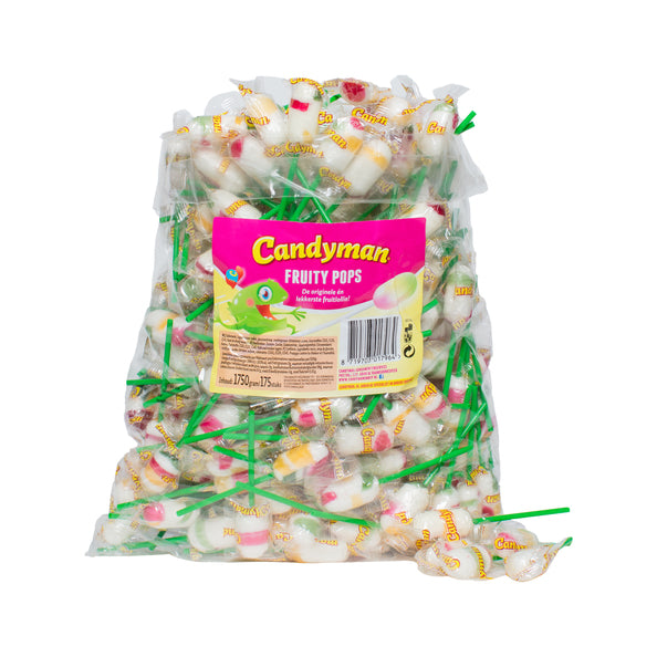 Paletas frutales Candyman (175 piezas)