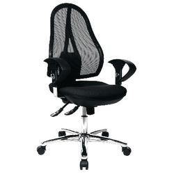 Sedia da ufficio open point deluxe topstar nera