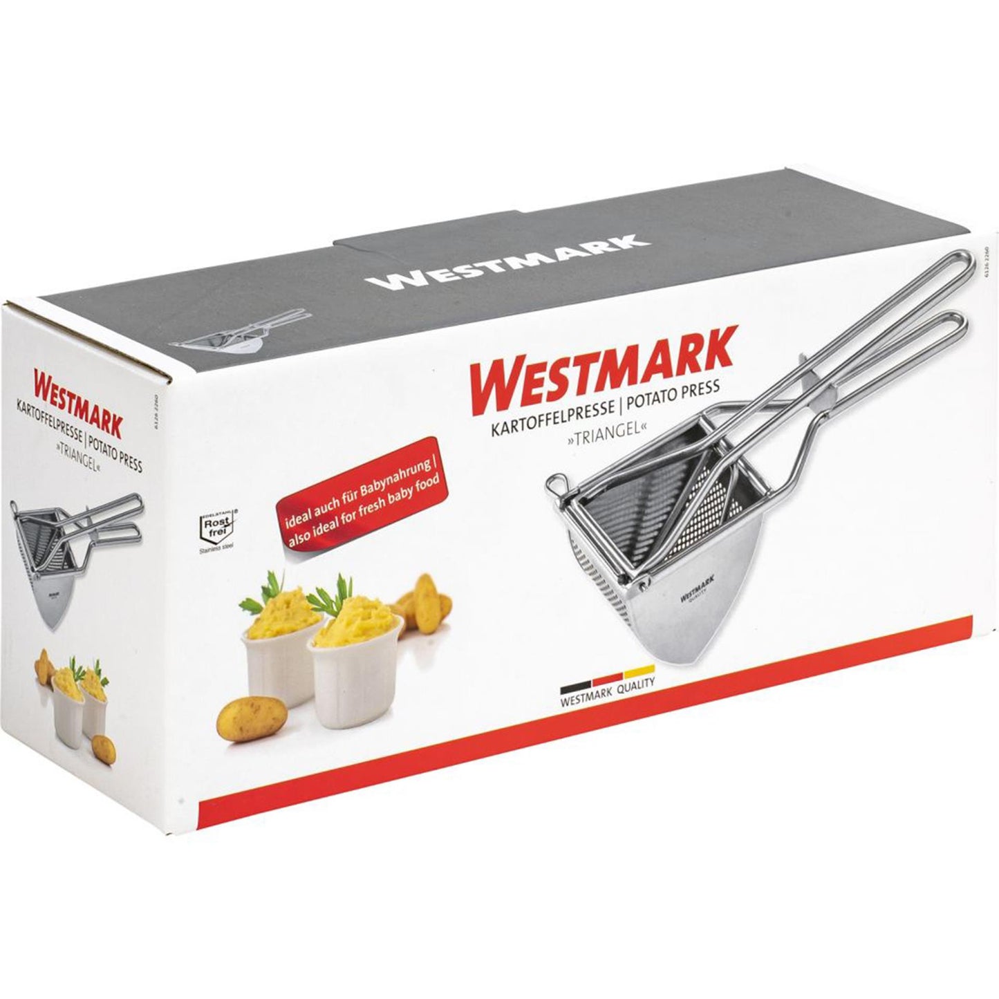 Triangolo pressa per patate Westmark - acciaio inossidabile
