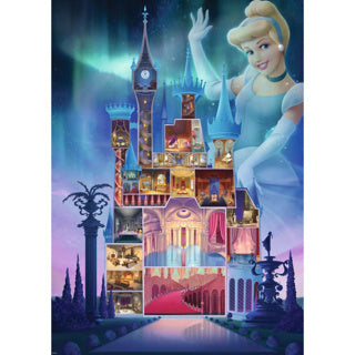RAVENSBURGER puzzle castelli Cenerentola, 1000st.