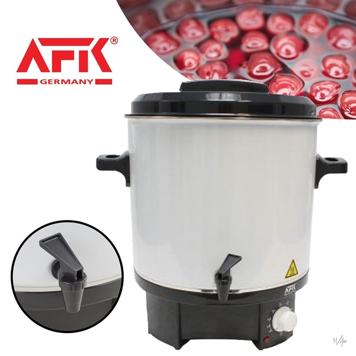 Bollitore per conserve afk 27 litri 220v 1800w