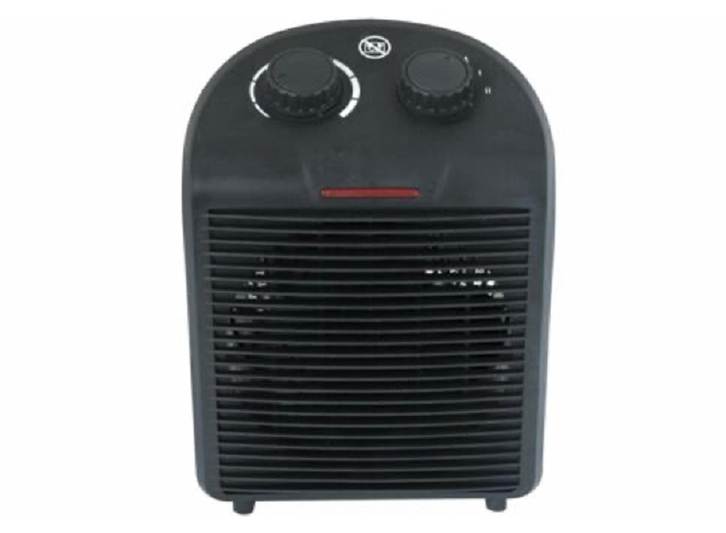 Termoventilatore 2000w nero 2 posizioni