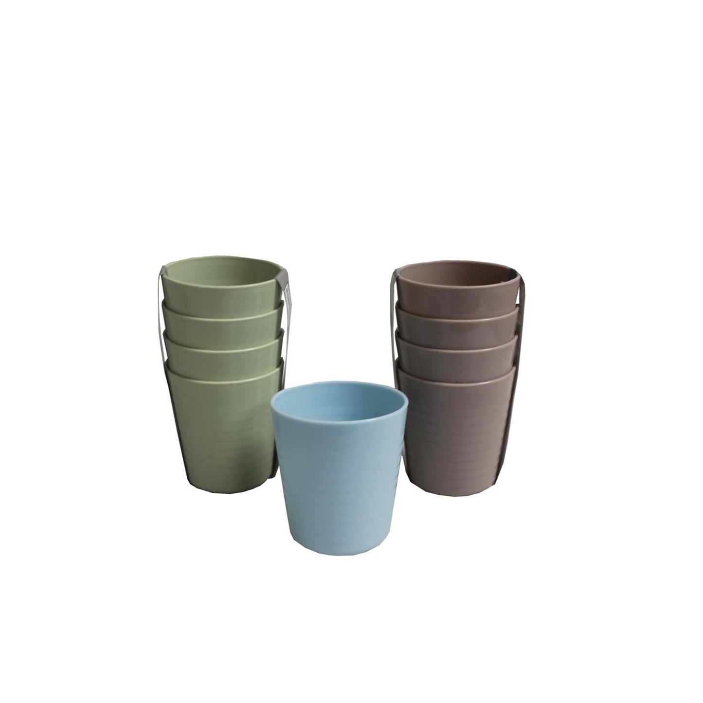 Z1 bicchiere in plastica 25cl ø7,5xh8,5cm set da 4
