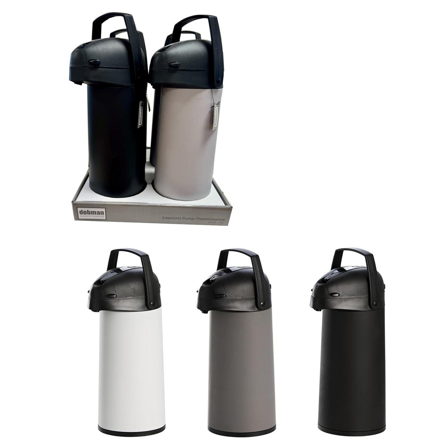 Caraffa termica con pompa 1,9l ø13xh36,5cm
