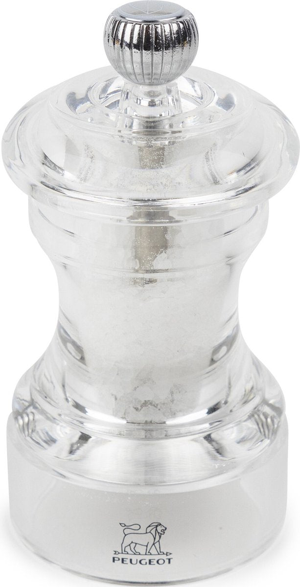 Molinillo de sal Peugeot bistro 10 cm - transparente - acrílico