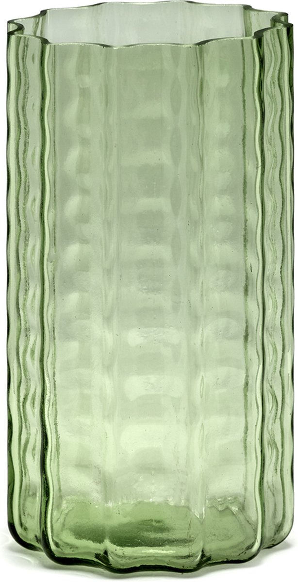 Serax - ruben deriemaeker Waves - vaso - verde trasparente - 12 ø