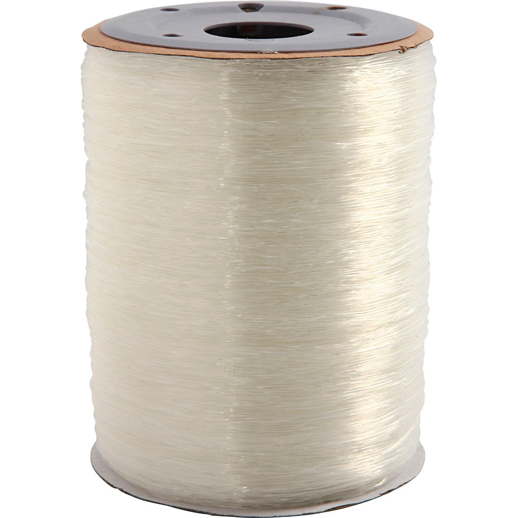 Creativ company cordón elástico, redondo, grosor 1 mm, 500 m 1 rollo