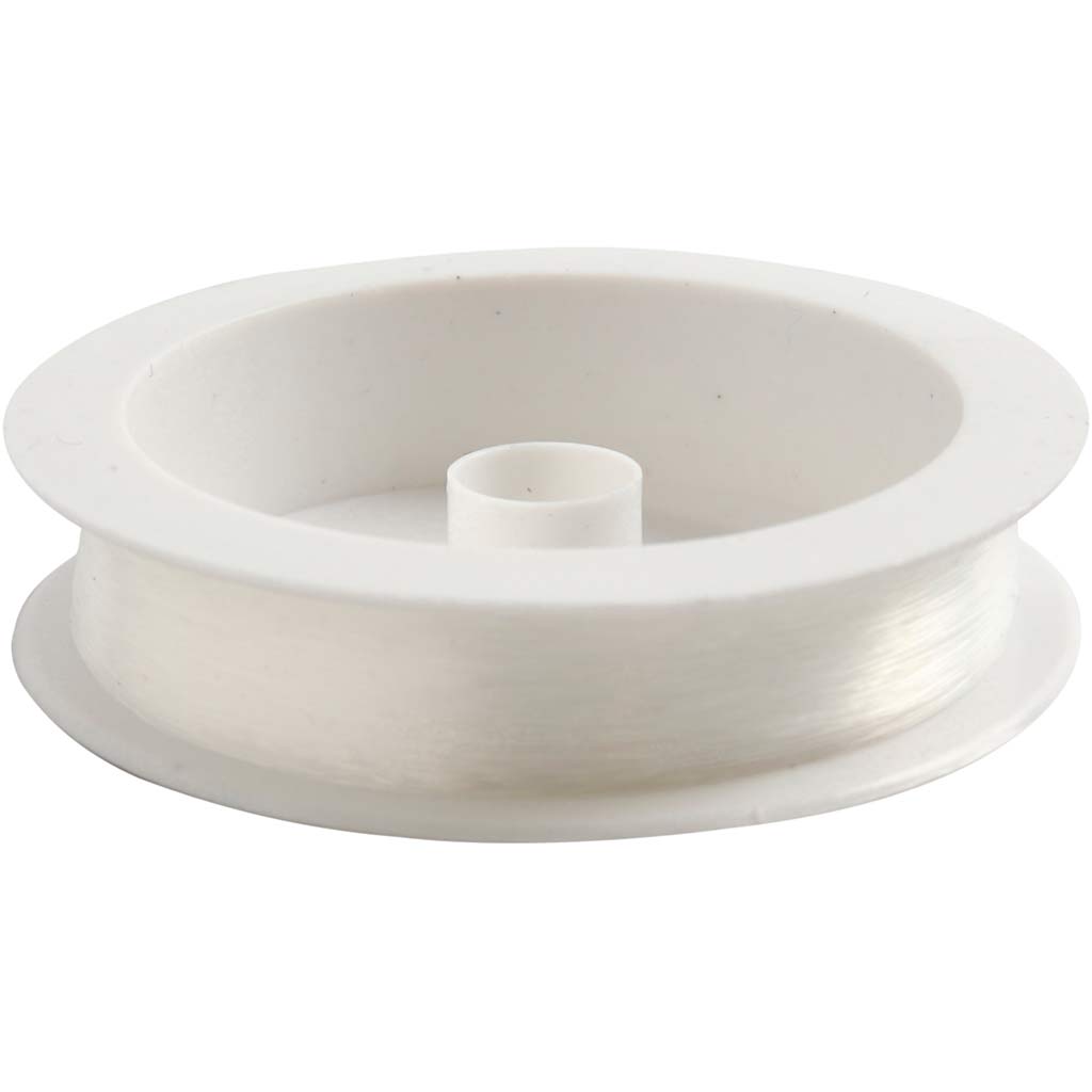 Alambre de nylon de la empresa Creativ, espesor 0.25 mm, resistencia a la tracción: 7.5 kg, 100 m 1 rollo