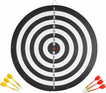 Engelhart Longfield Dartboard, que incluye 6 flechas