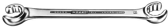 HAZET Do-Ringschl.open 10x11mm, testa di 15 ° nato.