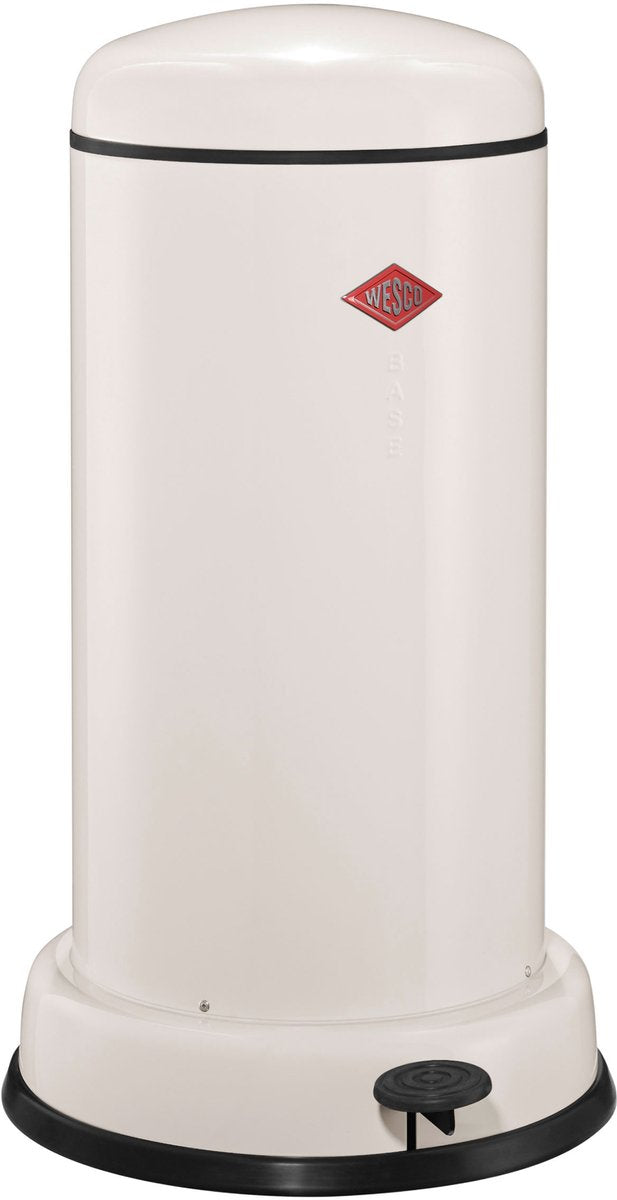 Wesco baseboy prullenbak met soft close | 20 liter | metaal - mat zand | pedaalemmer