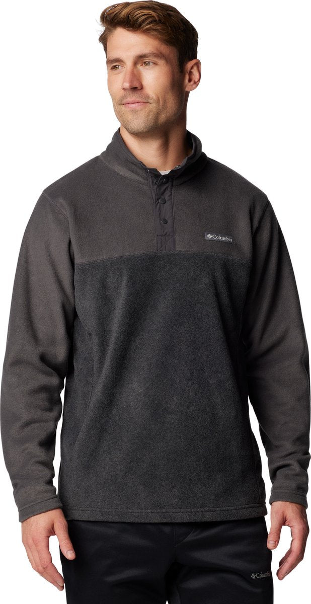 Columbia steens mountain™ half snap ii men's outdoortrui - charcoal heather, shark - maat m