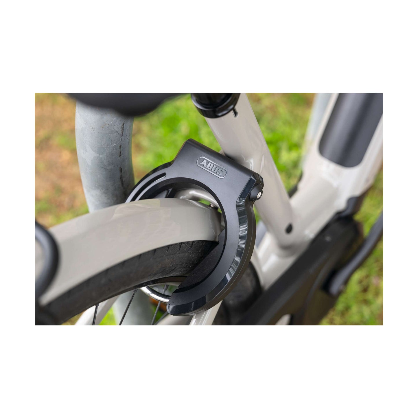 Abus Frame Ringslot 6950M R Xplus. Security Level 9. With large wheel opening