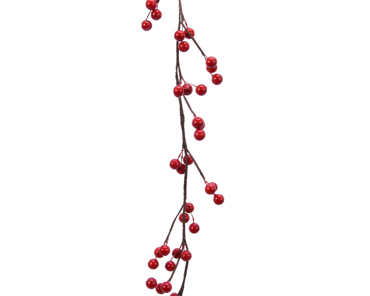 Decoris ghirlanda bacche rosse l130cm