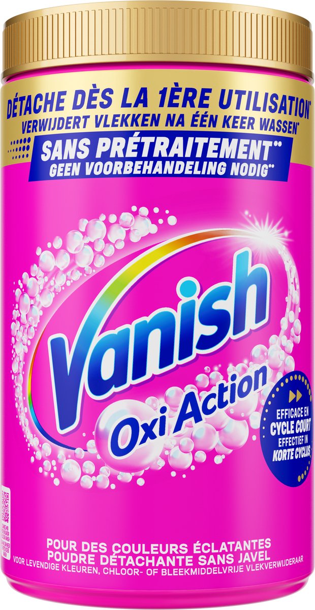 Vanish oxi action - quitamanchas - potenciador de lavado - ropa de color - 1,45 kg