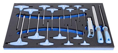 Unior inlay t-greep stiftsleutelset 964 34