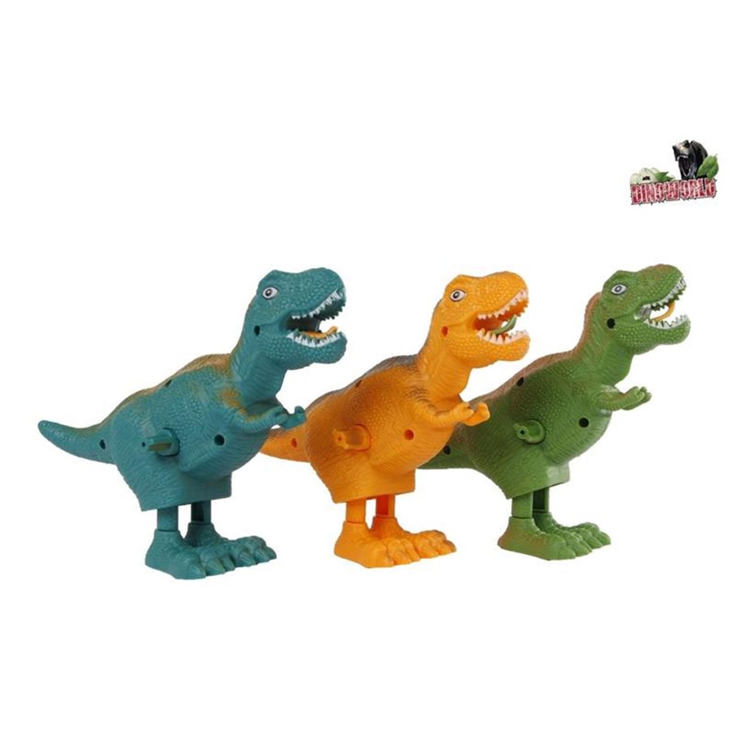 Dinoworld caminando t-rex dino cuerda 16cm