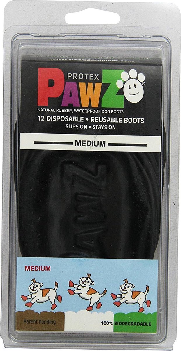 Scarpe per cani Pawz - nero medio