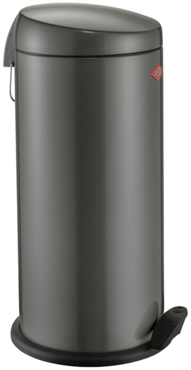 Wesco capboy maxi prullenbak | pedaalemmer | 22 liter | metaal - mat grafiet | afvalemmer - made in germany