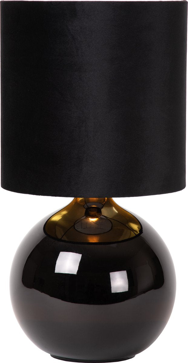 Lucide esterad - lampada da tavolo - ø 24 cm - 1xe14 - nero