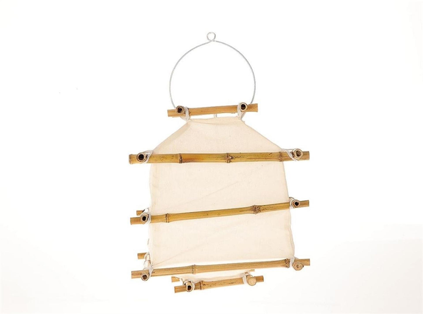 Lanterna con paralume Hbx Natural Living 32x32x30cm