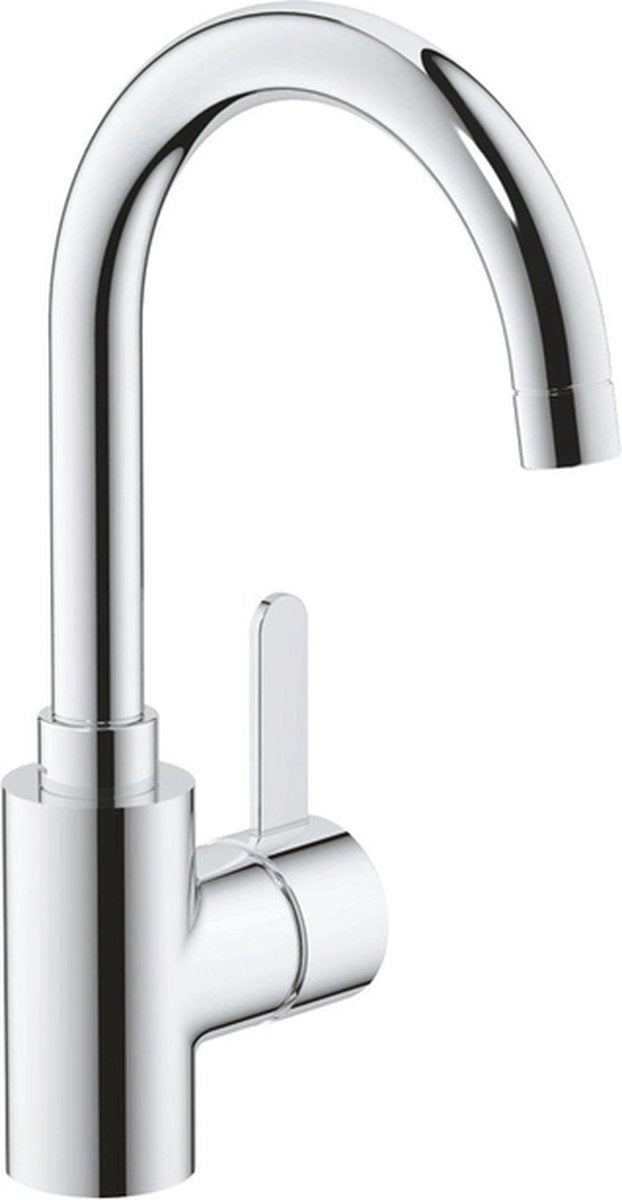 Grohe eurosmart cosmopolitan waterbesparende wastafelkraan - l-size - push-open waste - chroom