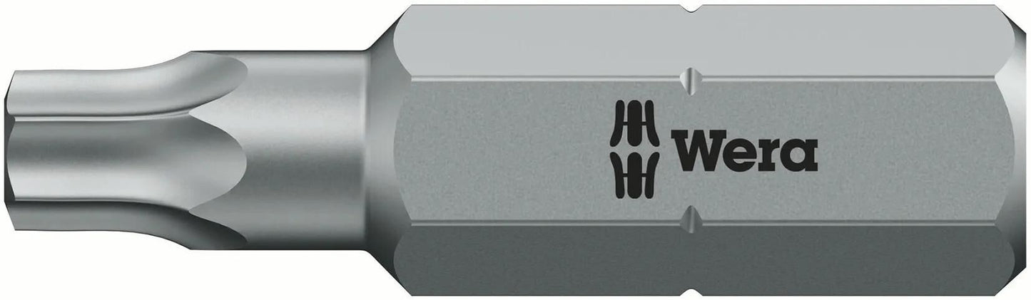 Wera Bits, Ip Torx Plus, 1 4, 25ip O.Bore