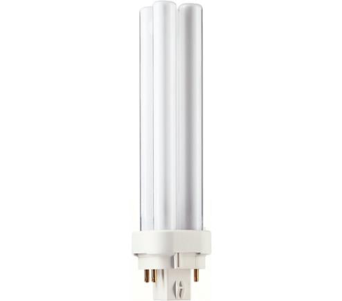 Lampada Philips master pl-c 18w 830 4p g24q-2 bianco caldo