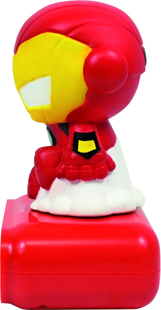 Lexibook iron man night light alarm clock with sounds