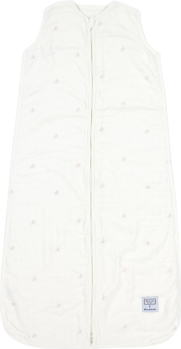 Meyco baby x mrs.keizer ibiza saco de dormir para bebé - bambú hidrófilo - lila - 70cm