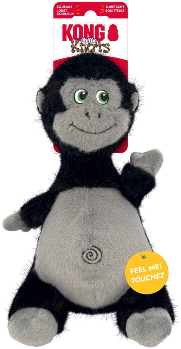 Kong Mace Belly Gorilla - peluche - nero m l