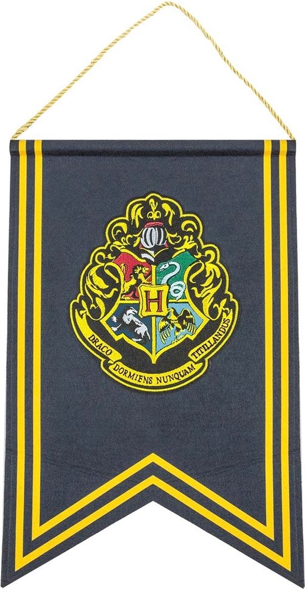 Banner de pared de hogwarts de harry potter
