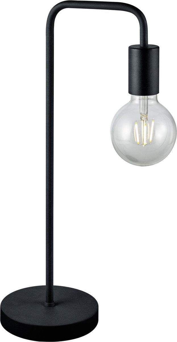 Trio diallo - lámpara de mesa - negro mate - excl. 1x e14 42w