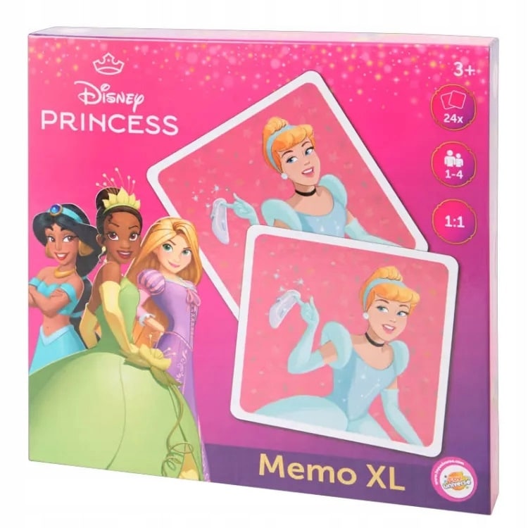Intro Disney Princess Memo Game XL 24 carte