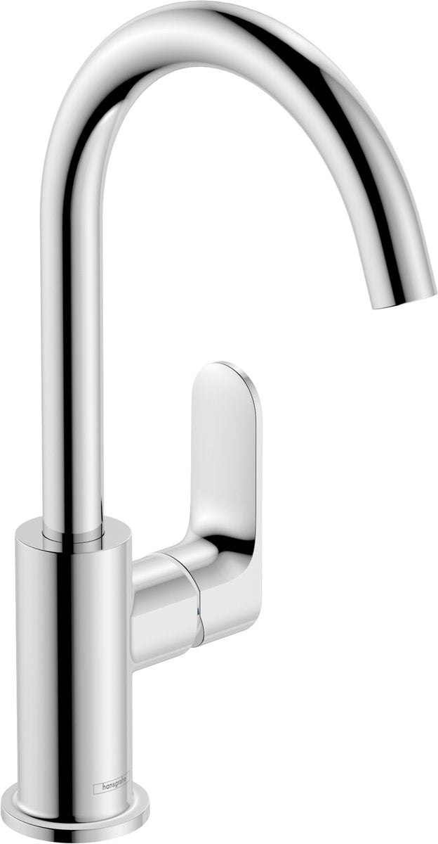 Hansgrohe rebris s - grifo monomando para lavabo - funcionamiento con monomando - con desagüe automático - medida 210 mm - caño giratorio - cromado